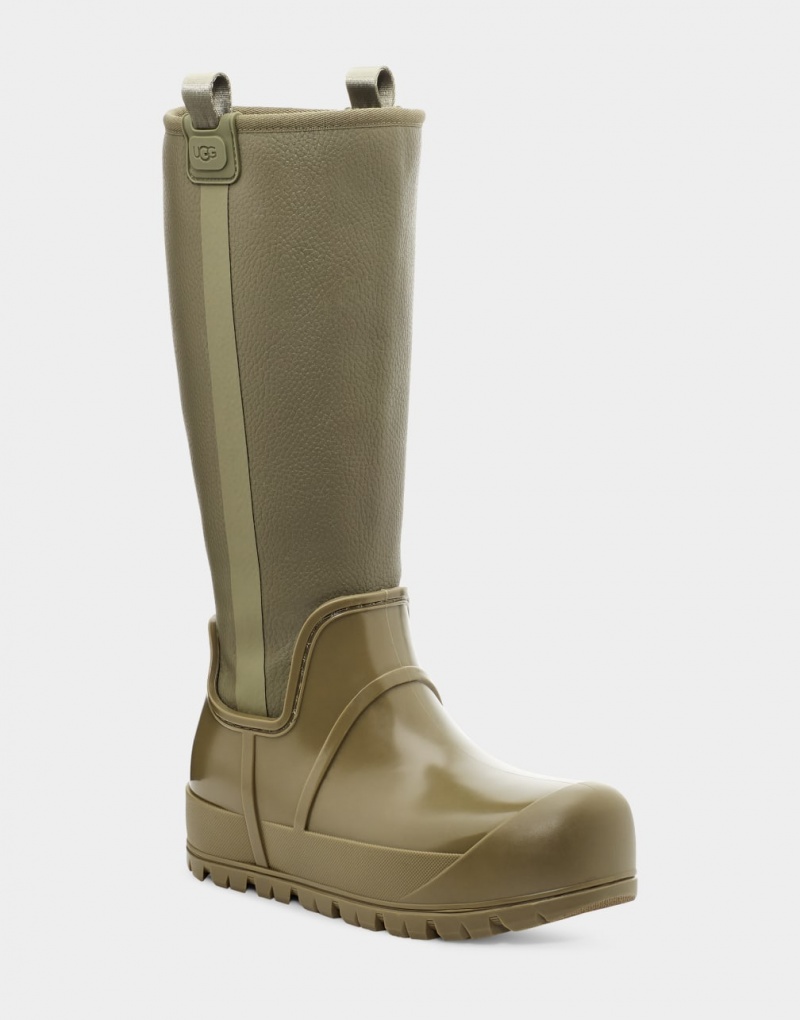 Ugg Raincloud Tall Ženske Cizme Maslinasto Zelene | EYT692537