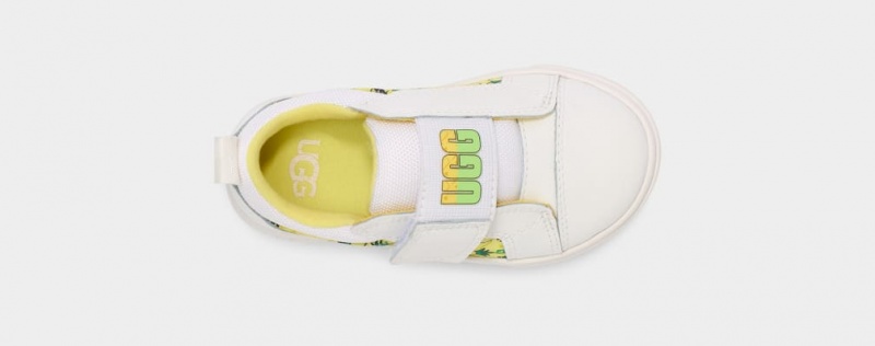 Ugg Rennon Low Pineapple Stuffie Dječje Patike Bijele | MNI613798