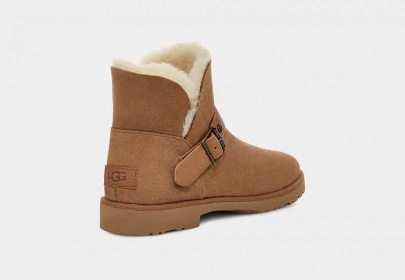 Ugg Romely Buckle Ženske Cizme Smeđe | BXQ109285