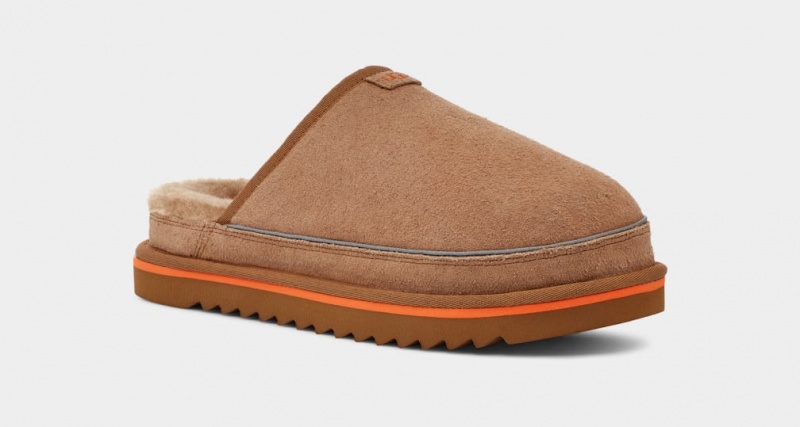 Ugg Scuff Cali Wave Muške Mokasinke Smeđe Narančaste | WGV162903