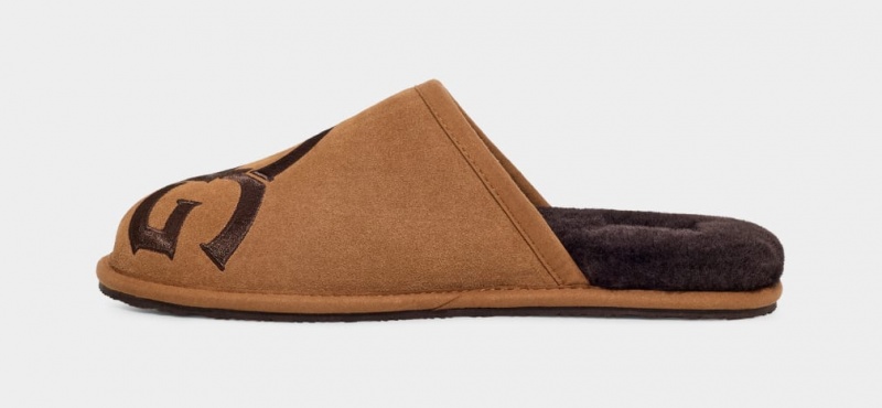 Ugg Scuff Logo II Muške Papuče Smeđe | RAV562473