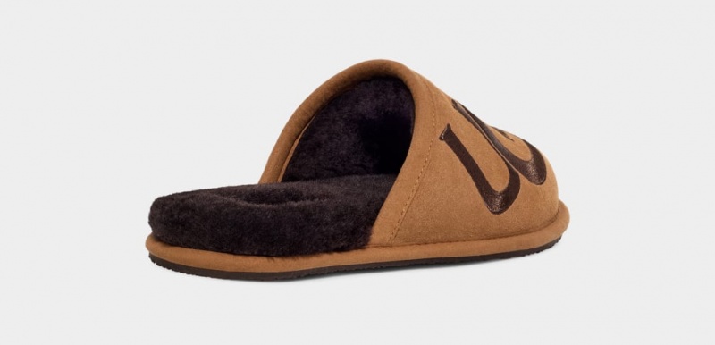 Ugg Scuff Logo II Muške Papuče Smeđe | RAV562473