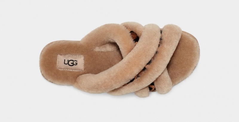 Ugg Scuffita Spotty Ženske Papuče Bež | XRF809324