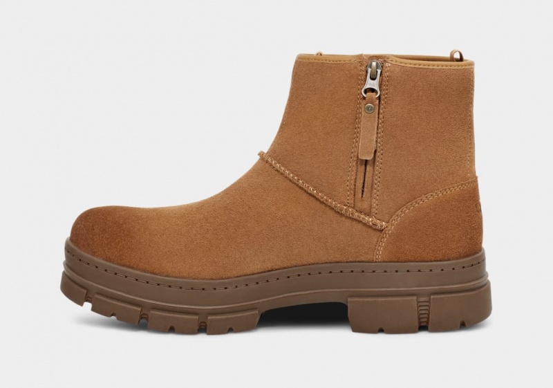 Ugg Skyview Classic Pull-On Suede Muške Cizme Smeđe | GLO374801