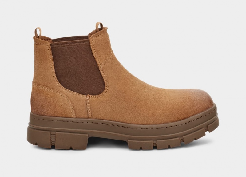 Ugg Skyview Suede Muške Chelsea Čizme Smeđe | CVK827905