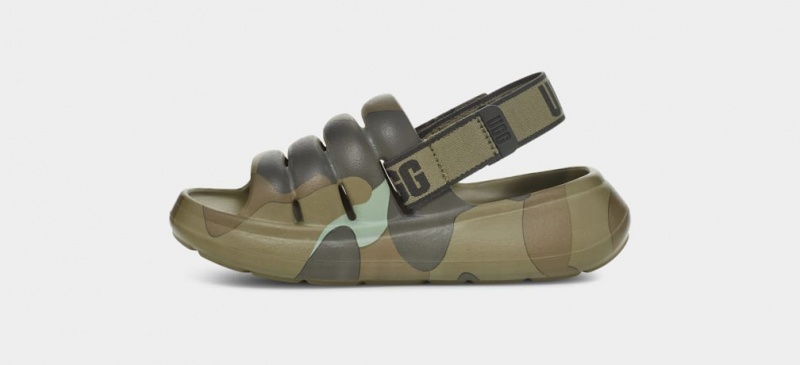 Ugg Sport Yeah Camopop Dječje Sandale Zelene | HTB604389