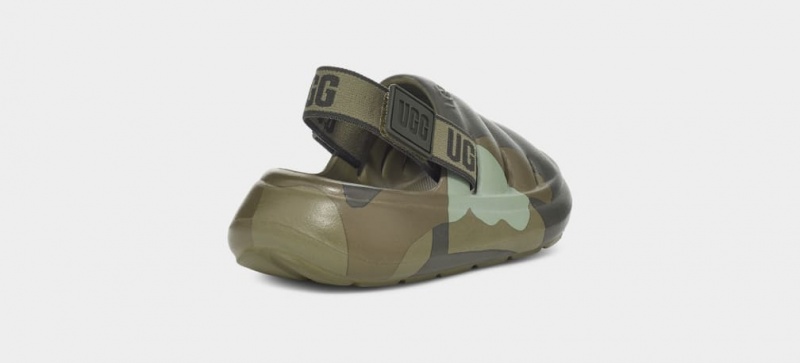 Ugg Sport Yeah Camopop Dječje Sandale Zelene | YQW746350