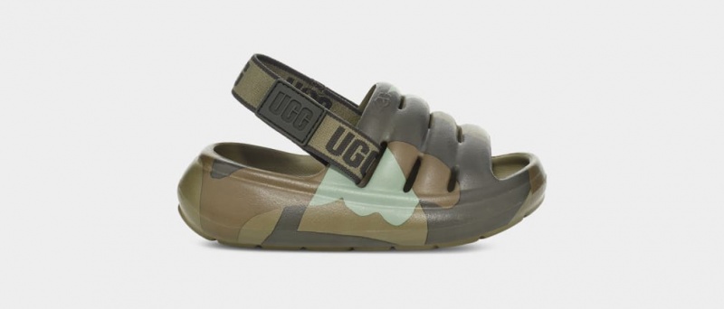 Ugg Sport Yeah Camopop Dječje Sandale Zelene | YQW746350