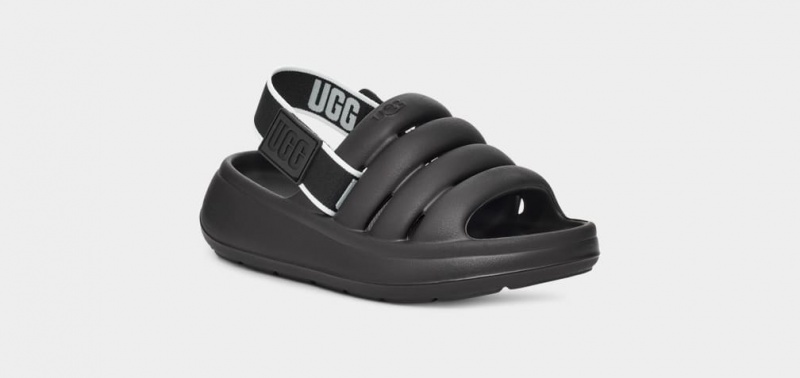 Ugg Sport Yeah Dječje Sandale Crne | JXQ143052