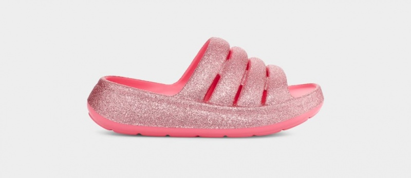 Ugg Sport Yeah Glitter Dječje Sandale Roze | BSI613907