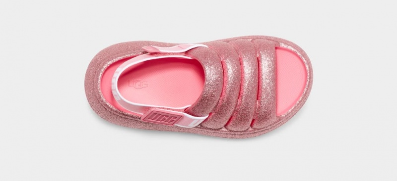 Ugg Sport Yeah Glitter Dječje Sandale Roze | BSI613907