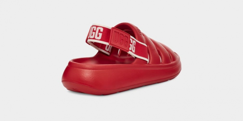 Ugg Sport Yeah Ženske Natikače Crvene | KLU601483