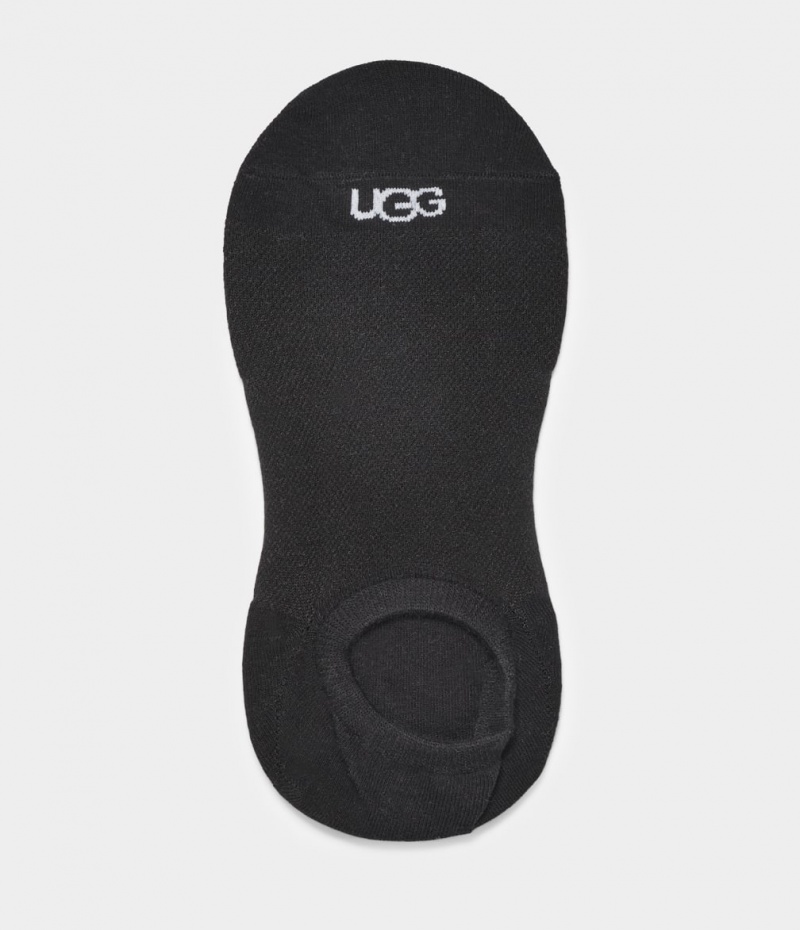 Ugg Stela No Show 3 Pack Ženske Čarape Bijele Sive Crne | BWA240683