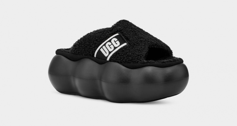 Ugg Sugarcloud Ženske Natikače Crne | RVT235016