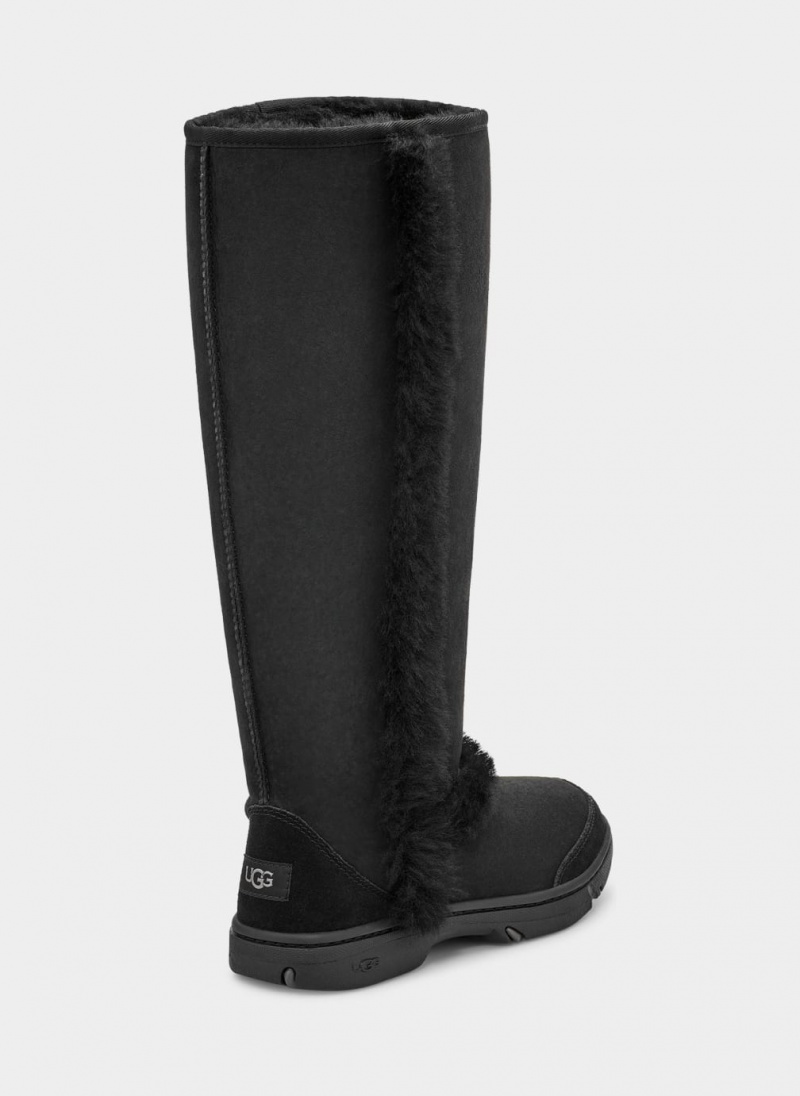 Ugg Sunburst Extra Tall Ženske Cizme Crne | RPD571269