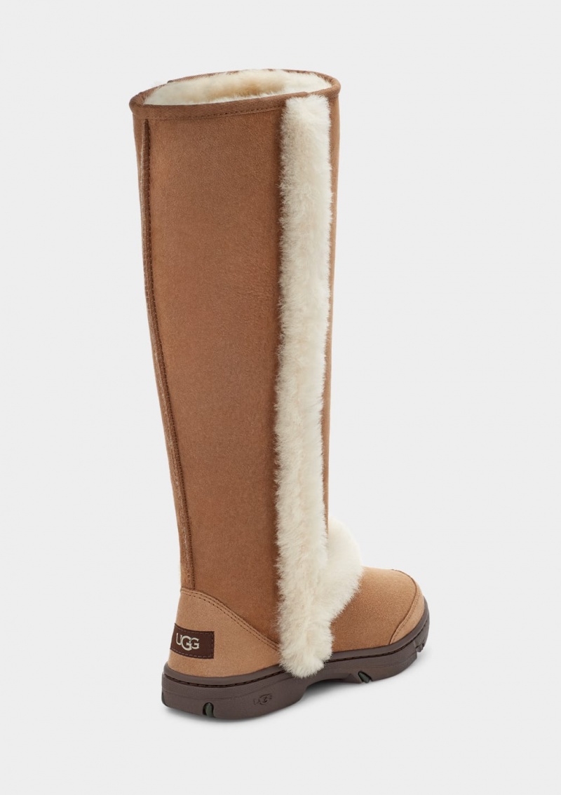 Ugg Sunburst Extra Tall Ženske Cizme Smeđe | YKP179864