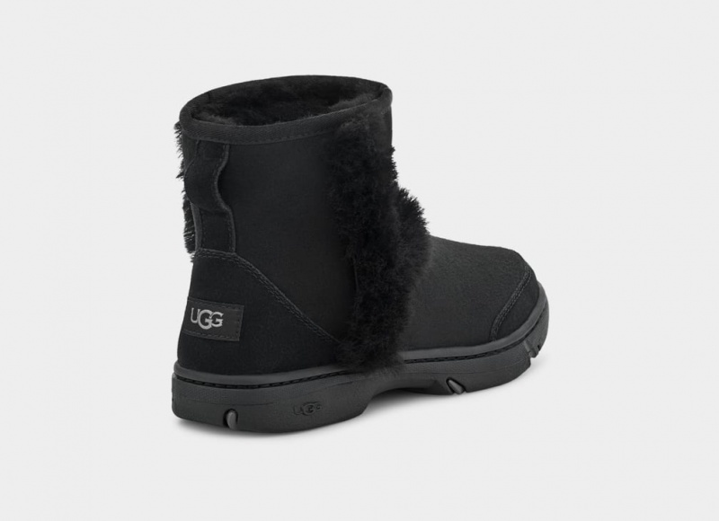 Ugg Sunburst Mini Ženske Cizme Crne | KUM713548