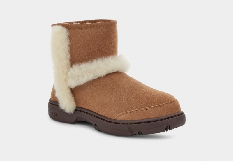 Ugg Sunburst Mini Ženske Cizme Smeđe | XDG894631