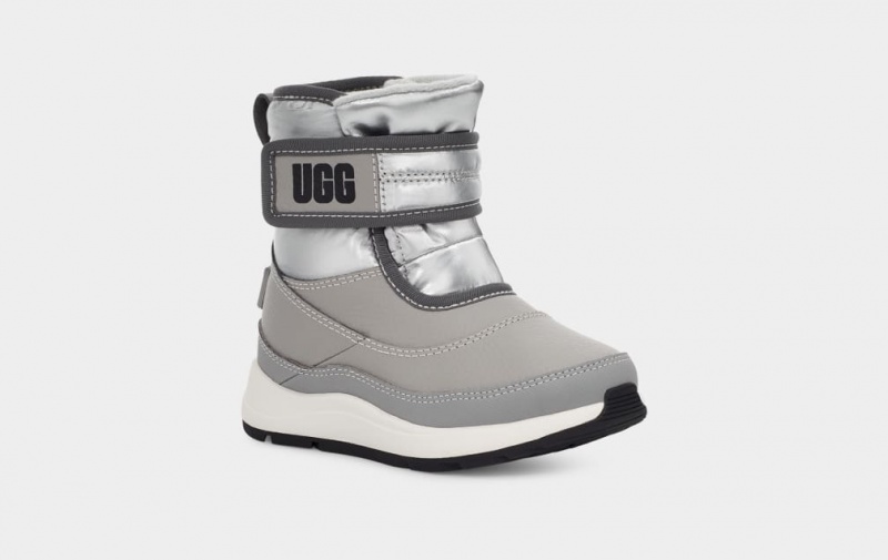 Ugg Taney Weather Metallic Dječje Cizme Srebrne | TRP182634