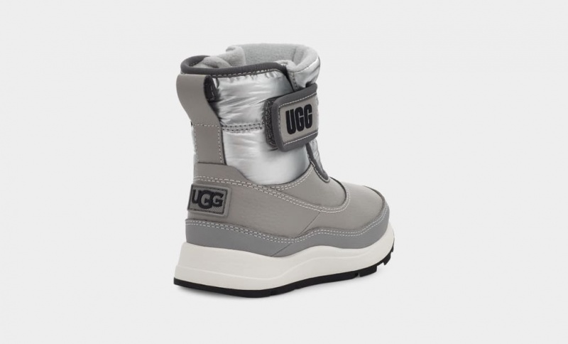 Ugg Taney Weather Metallic Dječje Cizme Srebrne | TRP182634