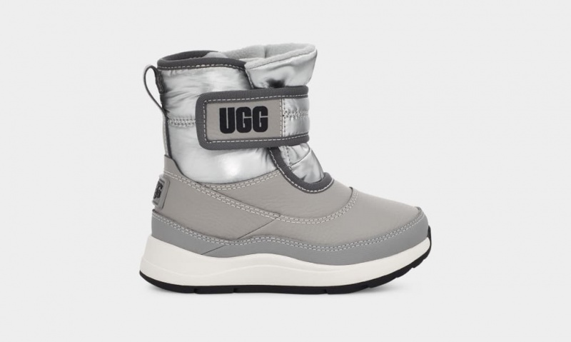 Ugg Taney Weather Metallic Dječje Cizme Srebrne | TRP182634