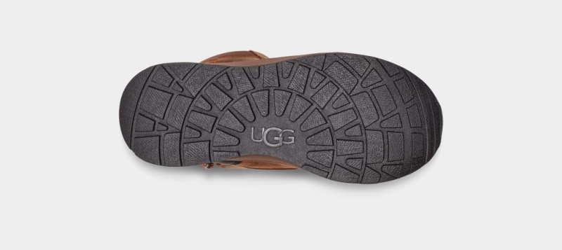 Ugg Turlock Koža Weather Dječje Cizme Smeđe | JGW365718