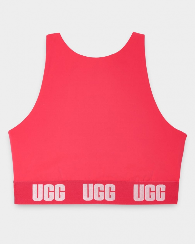 Ugg Wilmina Logo Bralette Ženske Topi Roze | LAX046839