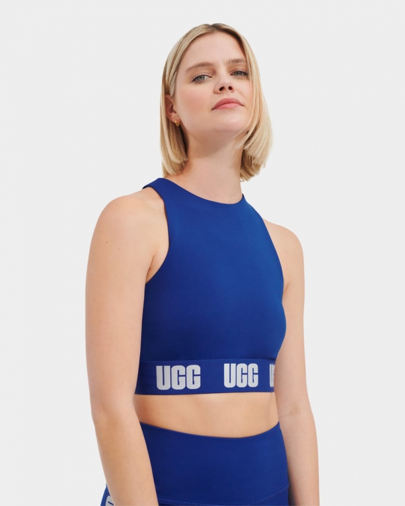 Ugg Wilmina Logo Bralette Ženske Topi Tamno Plave | JVQ409827