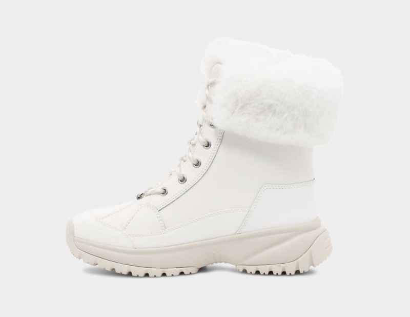 Ugg Yose Fluff Ženske Cizme Bijele | EIC605431