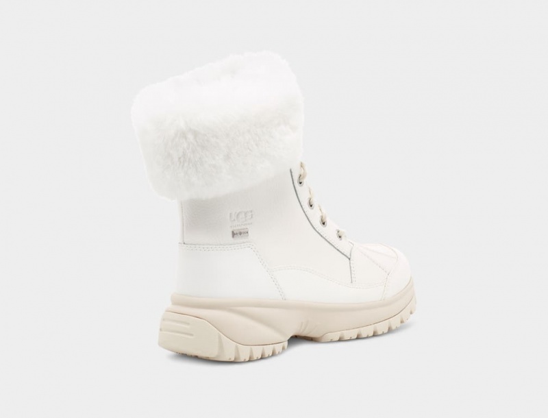 Ugg Yose Fluff Ženske Cizme Bijele | EIC605431