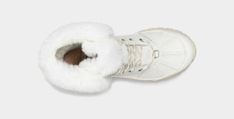 Ugg Yose Fluff Ženske Cizme Bijele | EIC605431