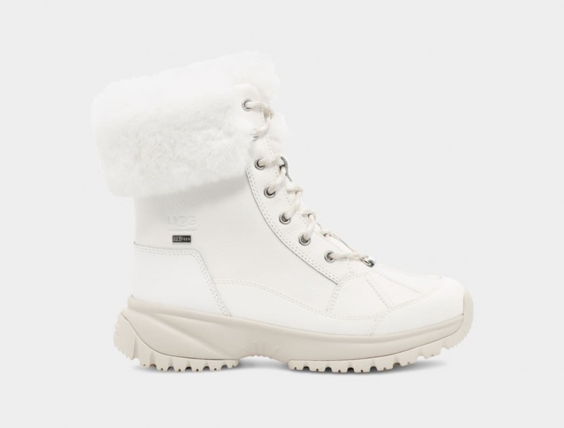 Ugg Yose Fluff Ženske Cizme Bijele | EIC605431