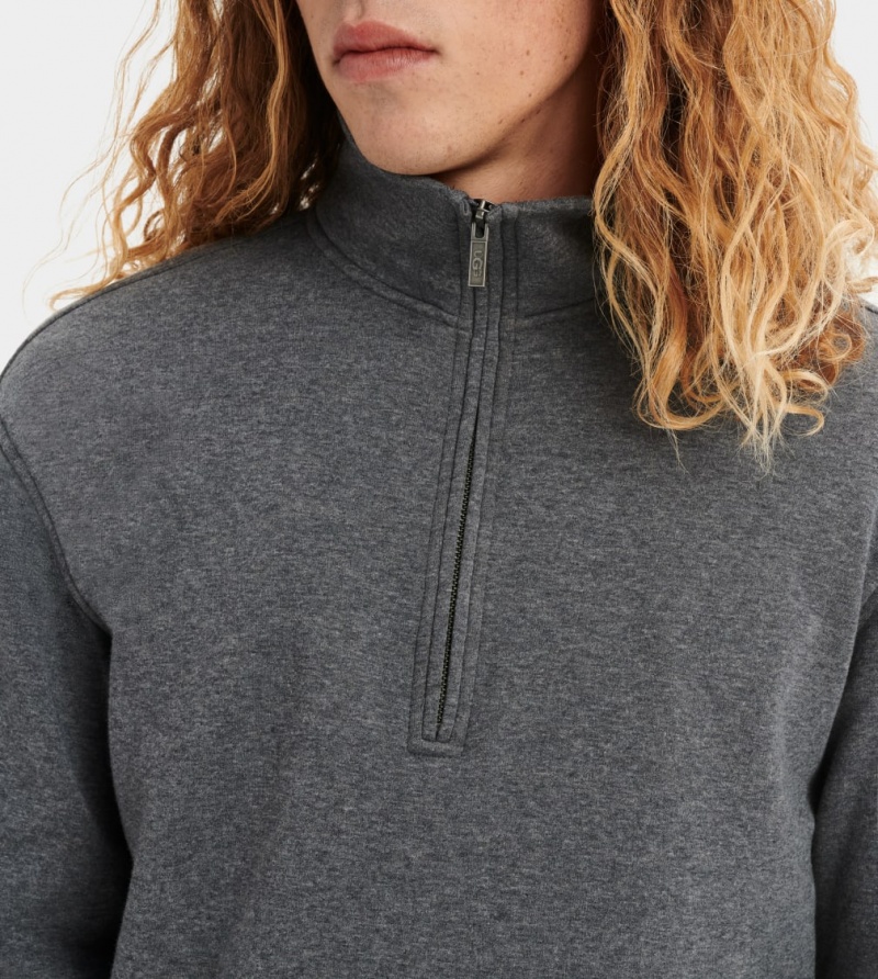 Ugg Zeke Half Zip Pullover Muške Dukserice Sive | IJP613728